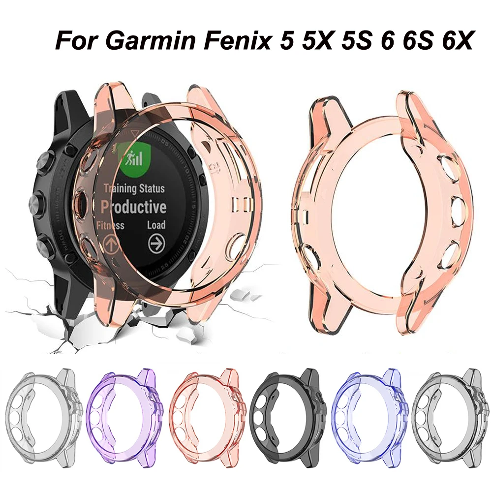 Мягкий ультра тонкий кристально чистый ТПУ чехол защитный s для Garmin Fenix 5 5S 5X GPS