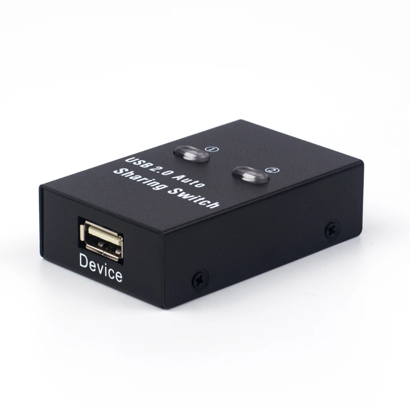 Usb переключатель конвертер автоматический разделитель компьютерная периферийная техника для 2 ПК компьютерный принтер для офисного домашнего использования usb2.0 концентратор