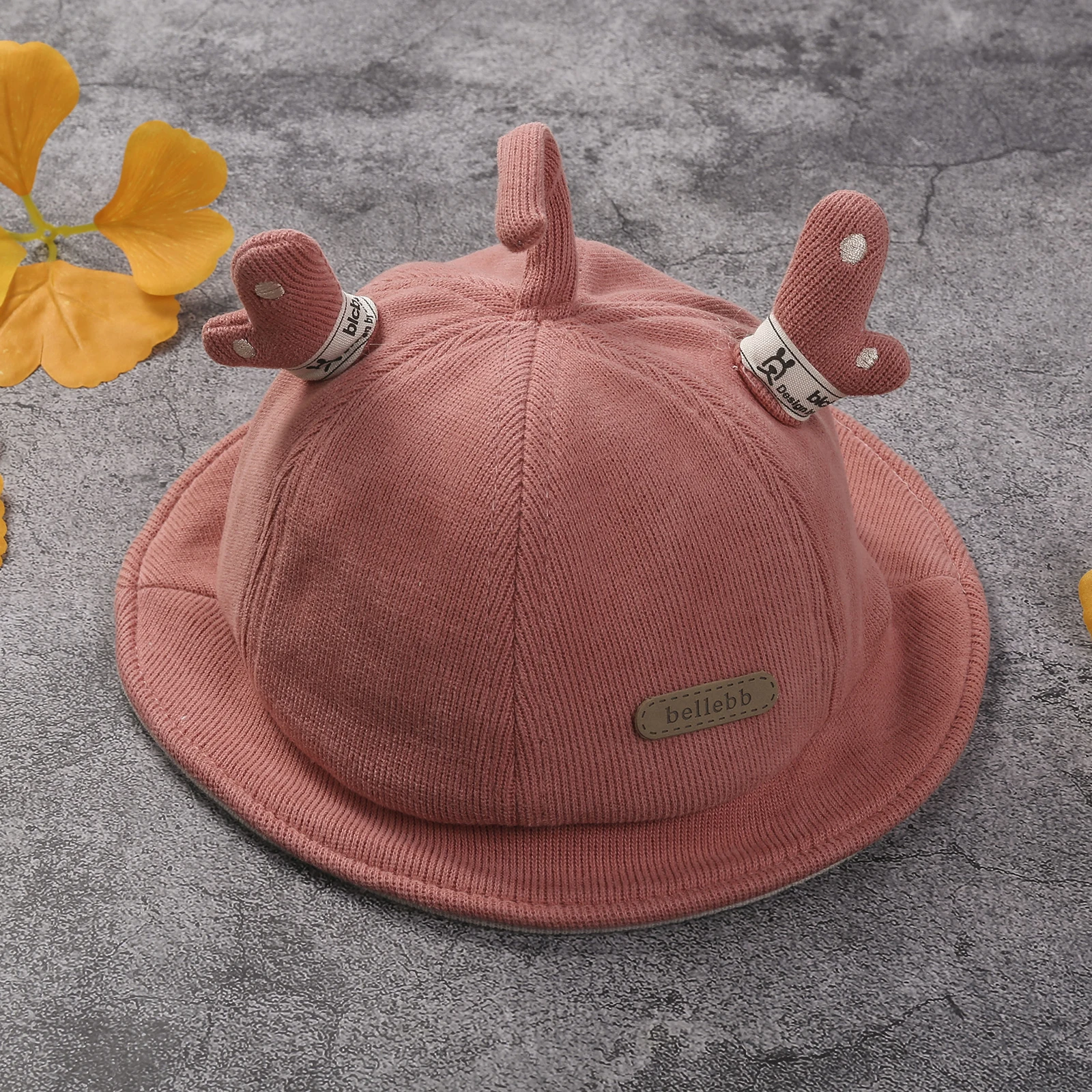 Зимняя Шапка-бини для новорожденных с широкими полями и оленями | Аксессуары