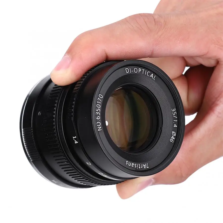 35 мм F1.4 полный кадр объектив для Sony E Mount A7 A7 A7R A7RII A7S A7SII A6500 A6300 A6000 A5100 A5000 X-A10 X-A2 X-A3 FX Mount Cam