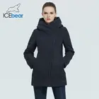 ICEbear 2021 осень новые женские пальто ветрозащитный теплая короткая куртка на молнии дизайн высокого качества женская модная одежда GWC20508I