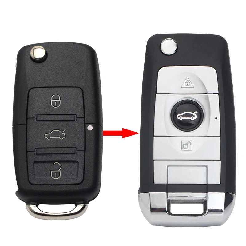 Модифицированный автомобильный чехол для ключа с дистанционным управлением VW