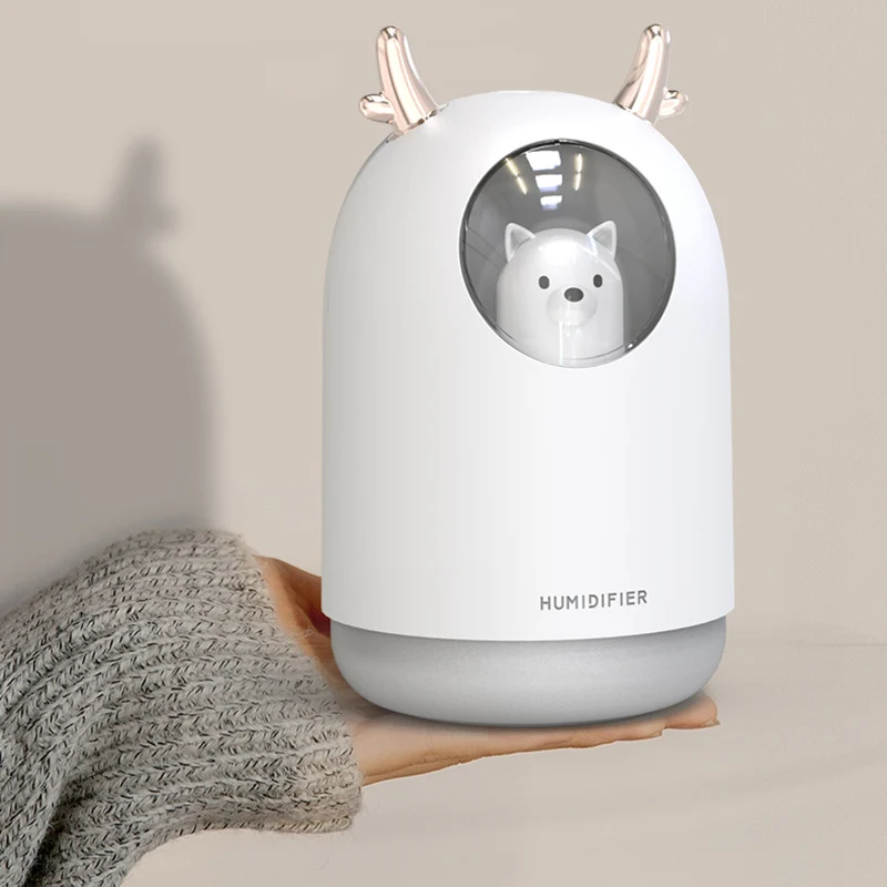 USB увлажнитель Симпатичные Pet Ультразвуковой Холодный Туман Ароматизатор