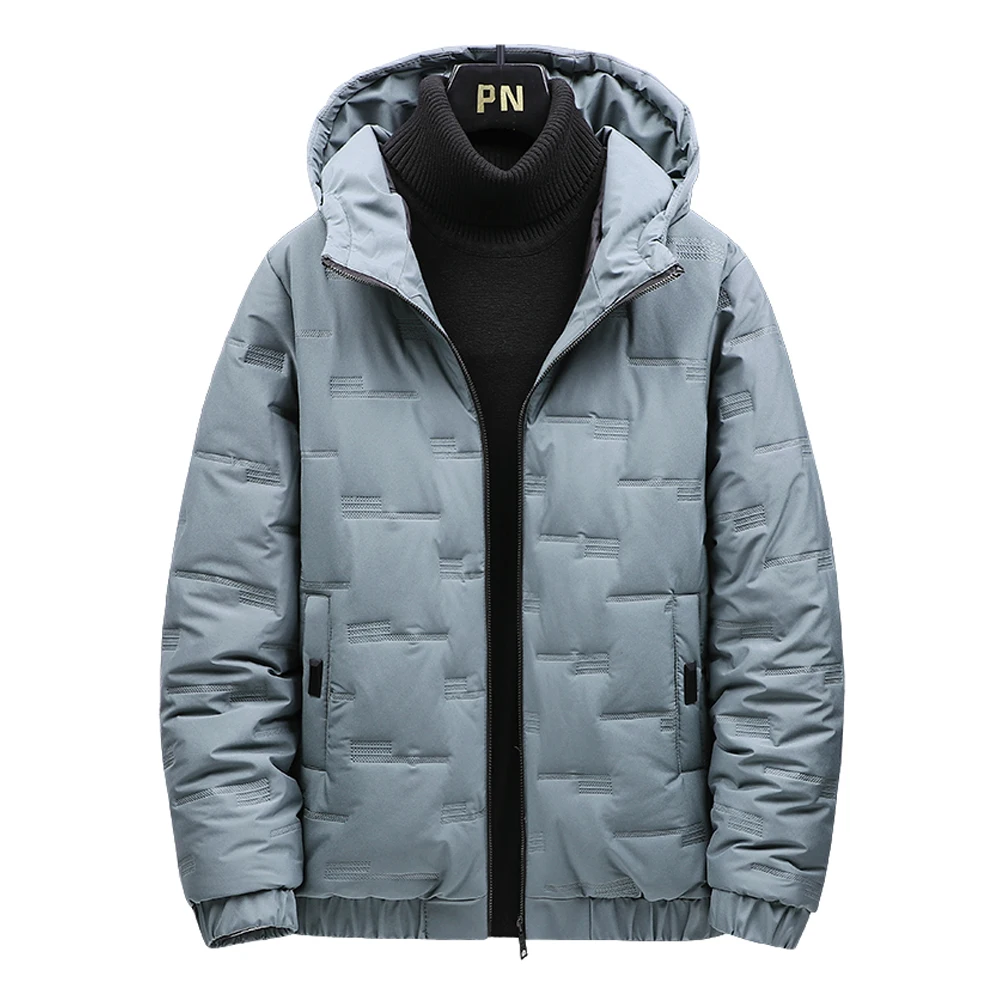 Зимняя Теплая мужская куртка Повседневная новая куртка-пуховик с