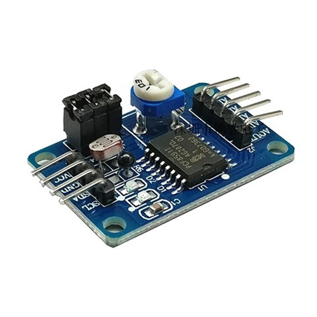 Преобразование аналогового сигнала в цифровой/аналоговой преобразователь PCF8591