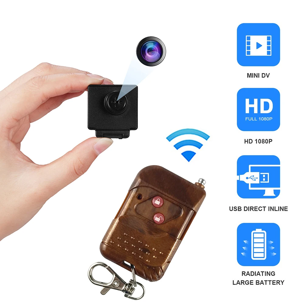 Мини камера HD 1080P Портативная Цифровая микро цифровая видеокамера с