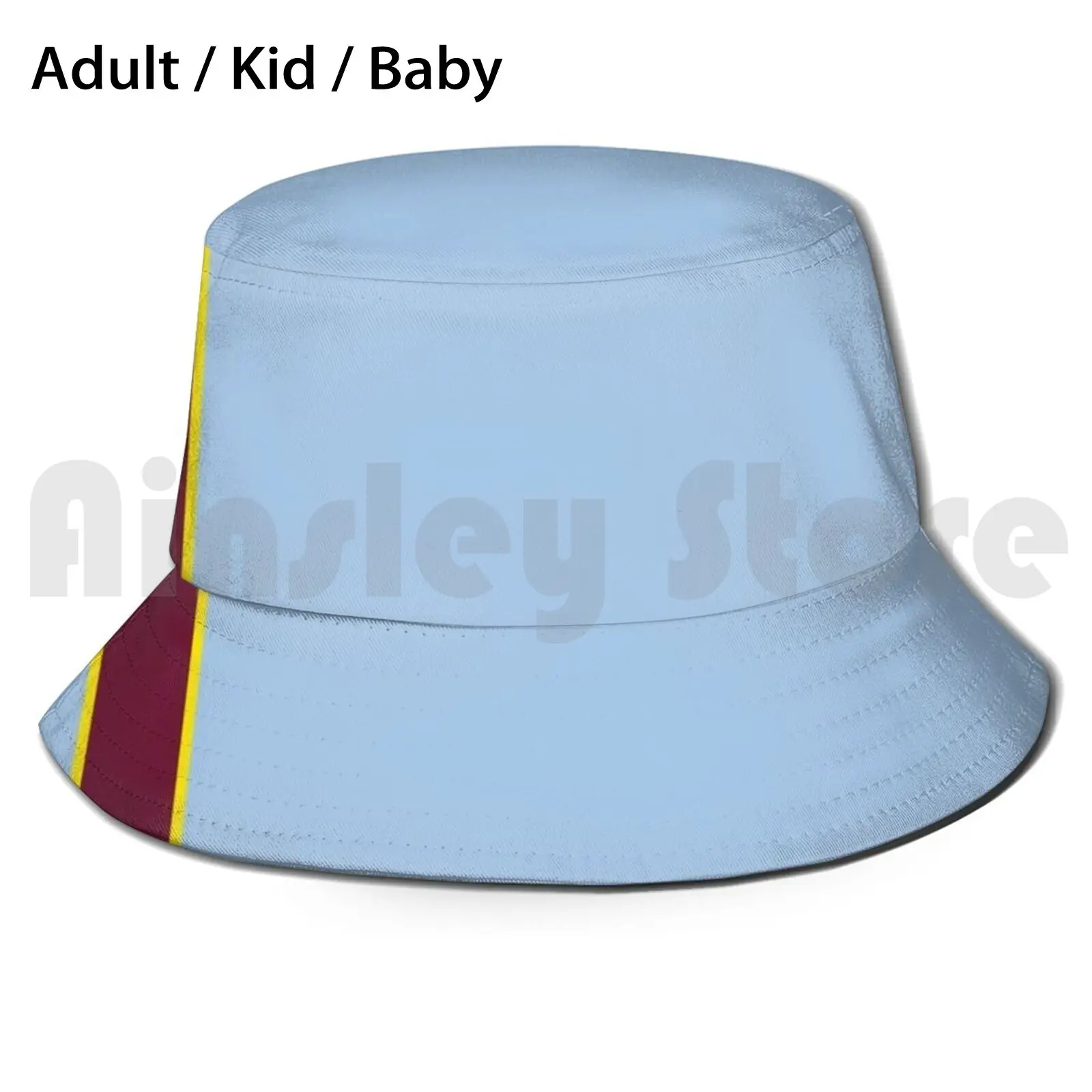 

Aston Villa Football Club Stripe AvBucket Hat Adult kid baby Beach Sun Hats Stripe Claret Blue Yellow Aston Villa