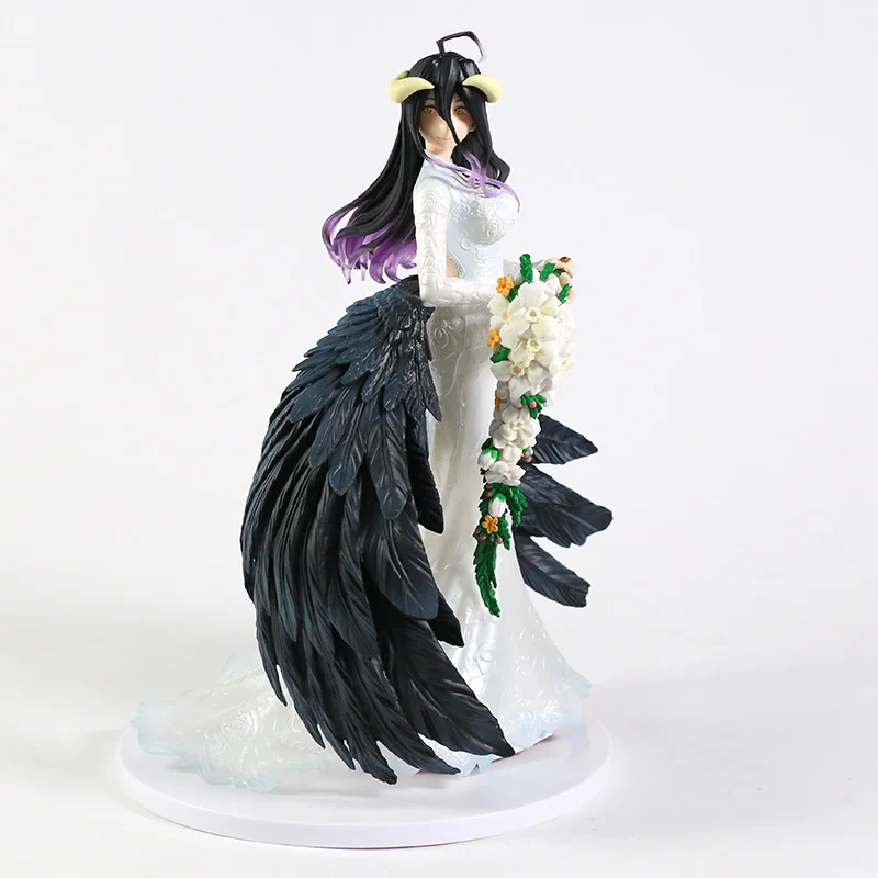

The Bones of The Sin Domain Will Be King Albedo Anime Figure Wed Dress Sexy Girl PVC Collection Model Dolls Gift