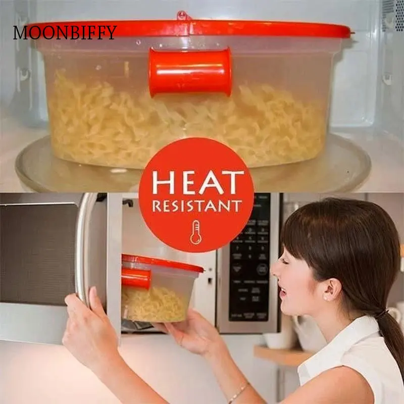 

Pasta Box Oven Microwave Spaghetti Noodles Box Eco-friendly Boat Bowl Food Container PP Pasta Maker Noodle Box Kitchen Tools