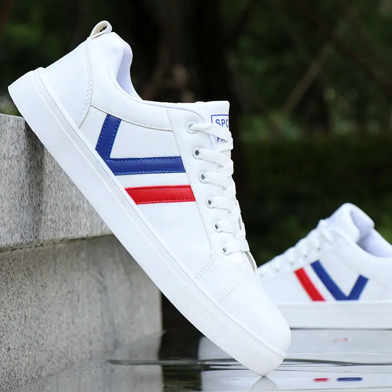 

Soft Comfortable Men Vulcanized Shoes Low Heel Men Shoes Slip On Flat Shoes Fashion White Shoes Funky Shoes Free Shipping Shoes