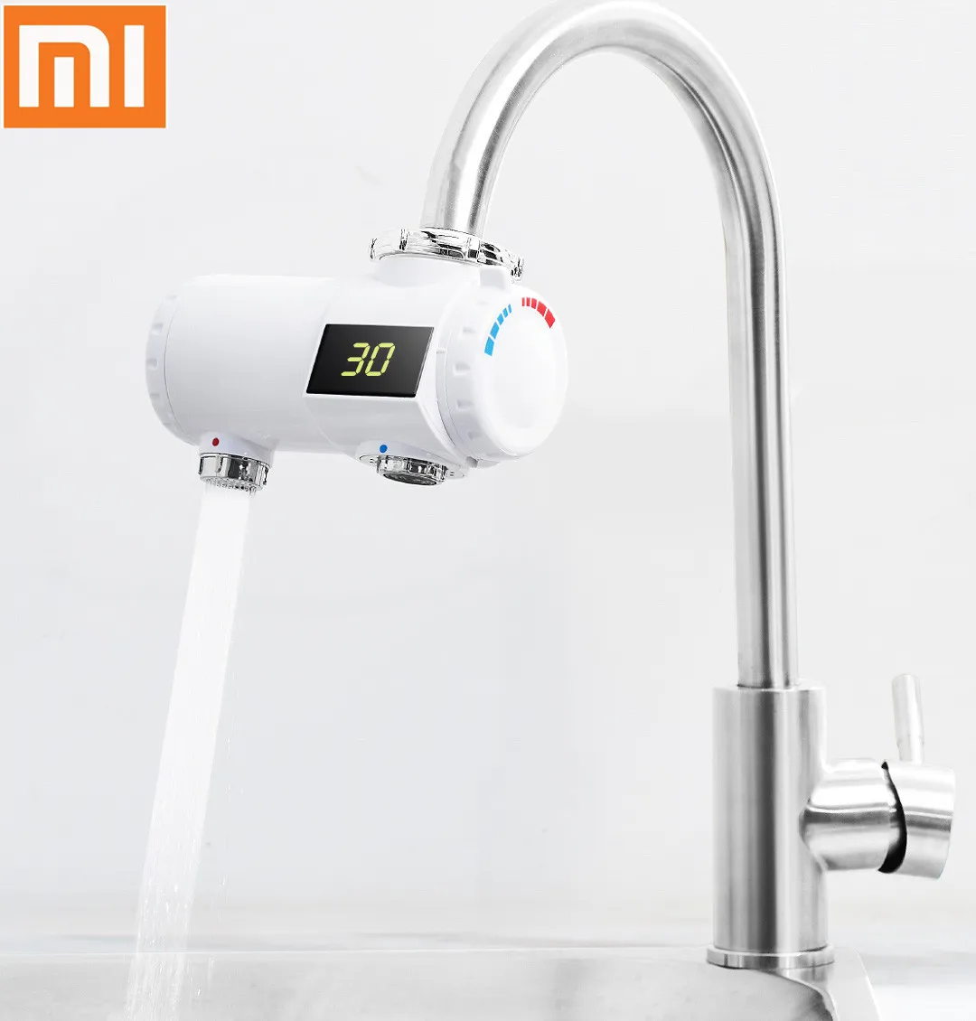 Фото Xiaomi Xiaoda мгновенный нагревательный кран для кухни ванной балкона электрический