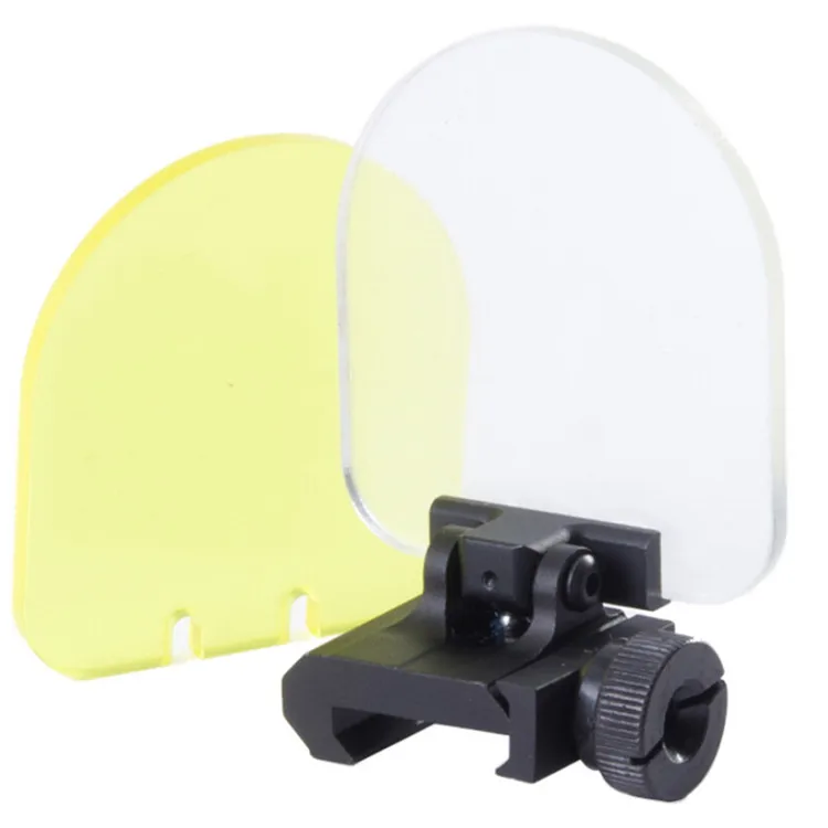 Прицел прозрачный пуленепробиваемая линза протектор Красный Зеленая точка