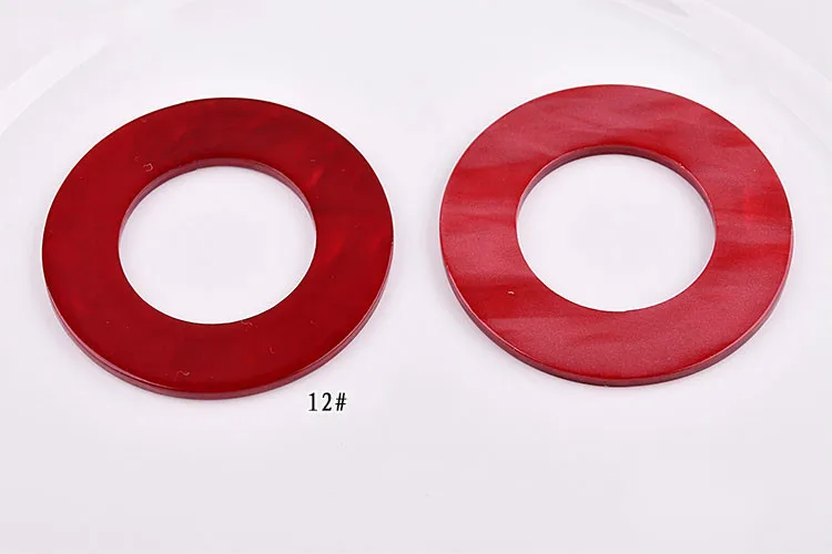 South Korean temperament retro water stripe Acetoic acid round ear decoration material package DIY earrings clip accessories | Украшения и