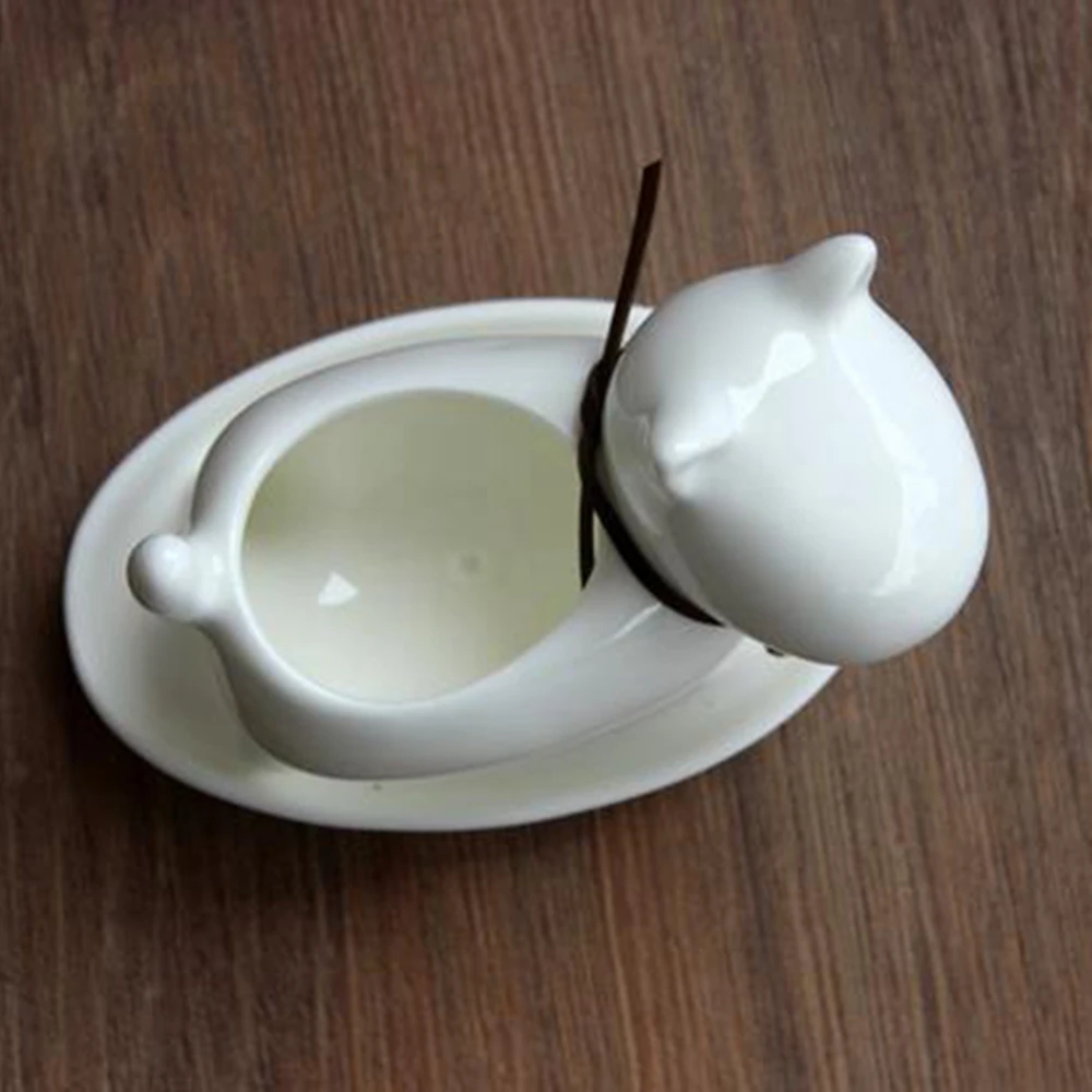 Креативный керамический цветочный горшок в форме слона для кошек и собак