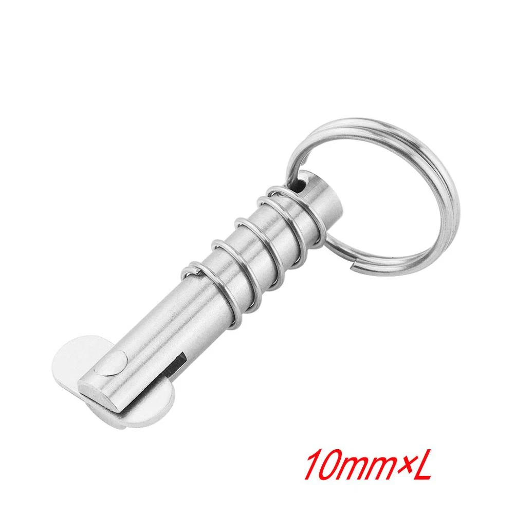 

10mm Marine Grade 316 Stainless Steel Boat Quick Release Pin Marine Hardware Deck Hinge Replacement Accessories Boat Yacht Canoe