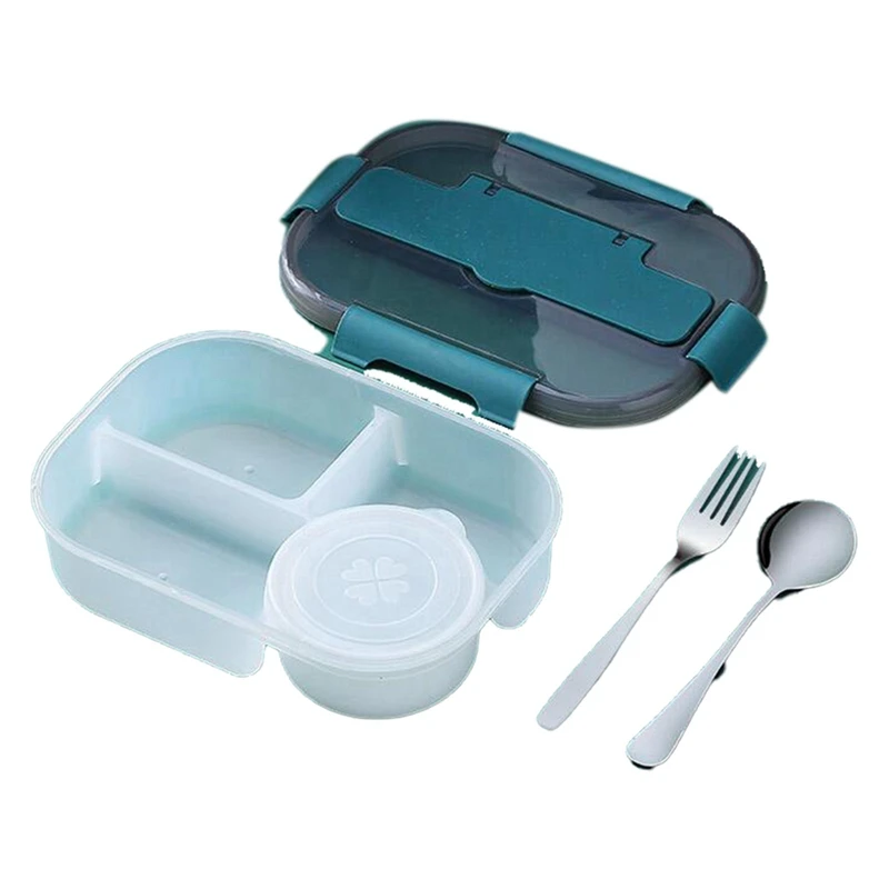 

Kids Lunch Box Portable Food Container Storage Plastic Microwave Bento Box For Children Fruit Salad Food Box