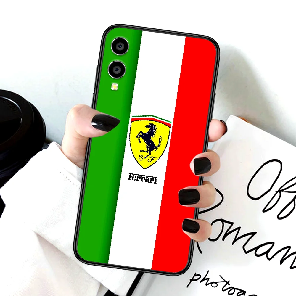 

Luxury Ferrarie Car Phone Case For Huawei Honor 6A 7A 7C 8 8A 8X 9 9X 10 10i 20 Lite Pro Play black Coque Pretty Etui Trend