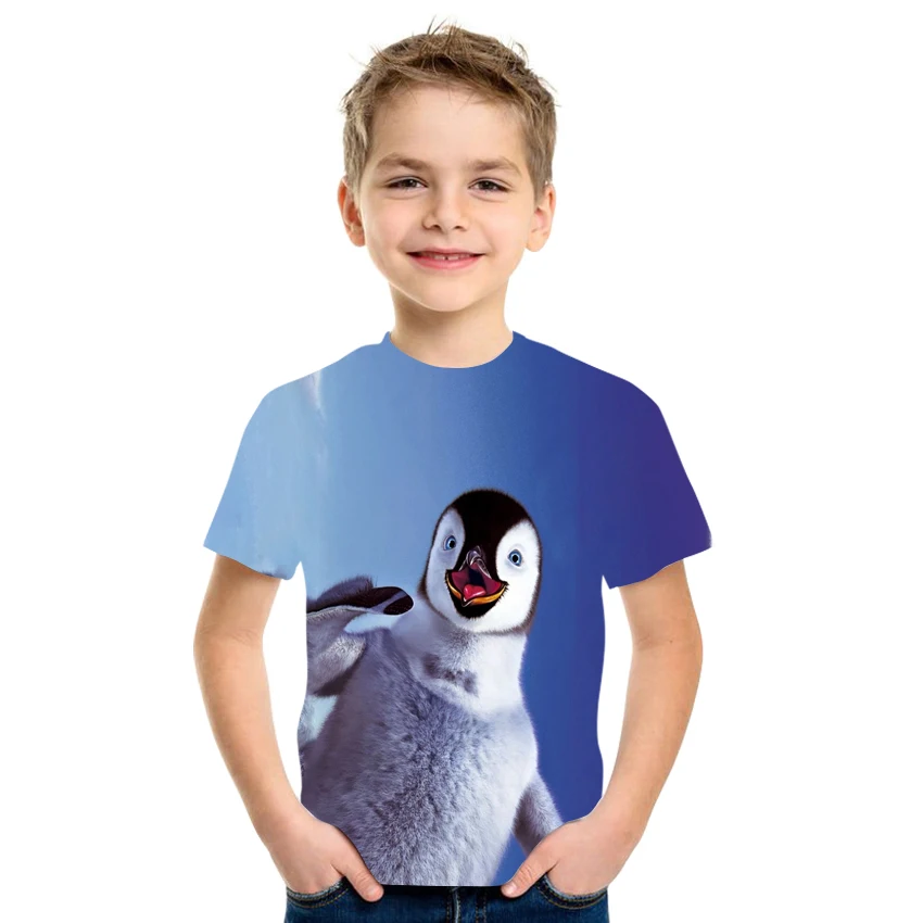 

Summer Kids Fun Cartoon Printed T-Shirts, Boys And Girls T-Shirts, Kids Street O-Neck T-shirts
