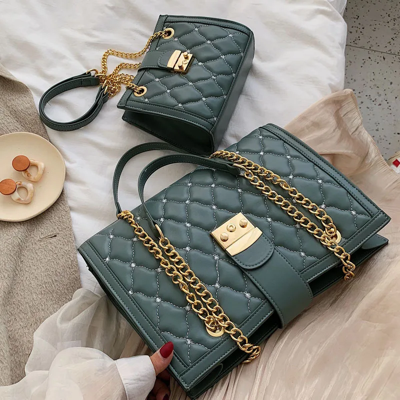 Винтажная женская сумка-тоут через плечо 2020 новая качественная дизайнерская