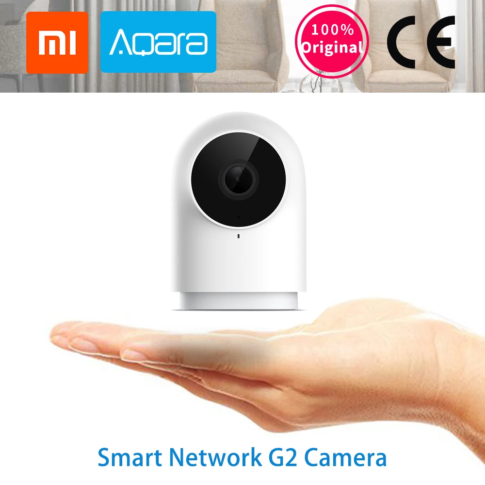 Новинка, Xiaomi Aqara, умная сетевая G2 камера, Gatway Edition, 1080 p, 140, широкоугольная, ночное видение, Zigbee версия, Wifi, IP камера