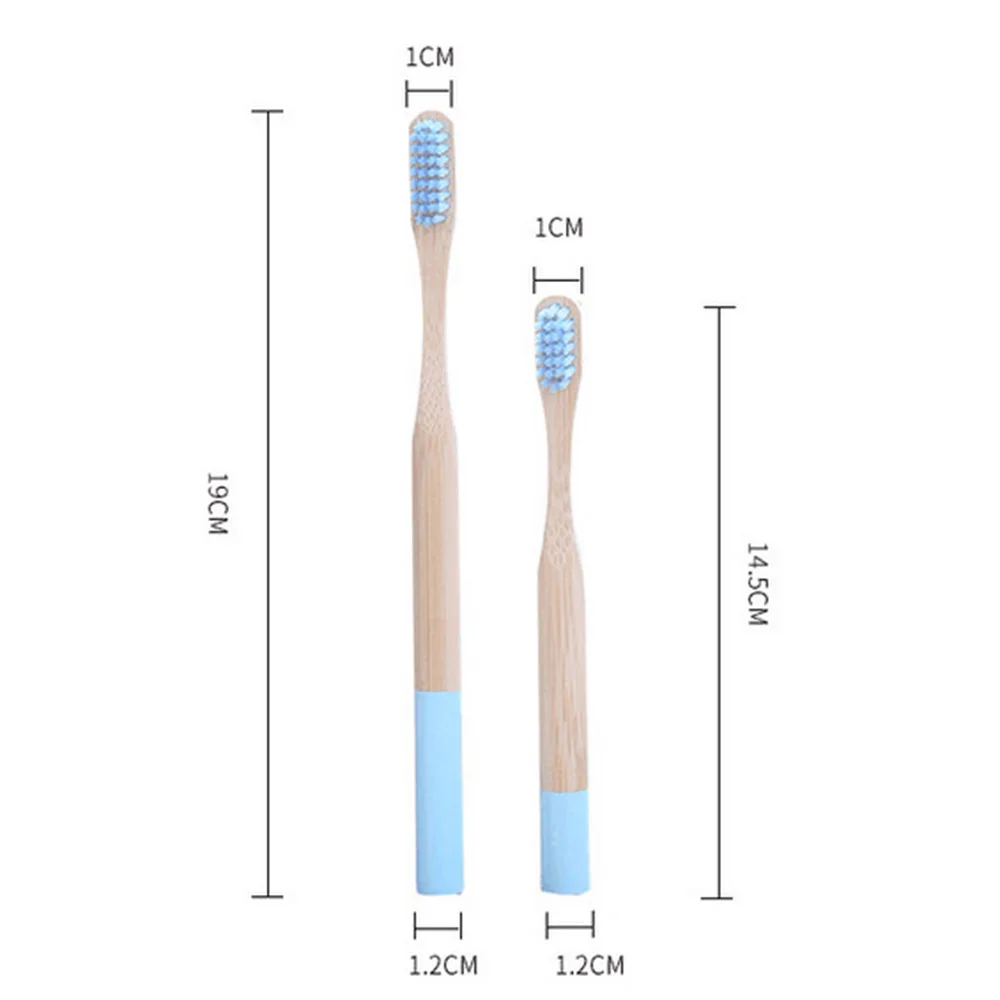 

Toothbrush Bamboo Teeth Brush Eco For Adult Children Multicolor Oral Care durable