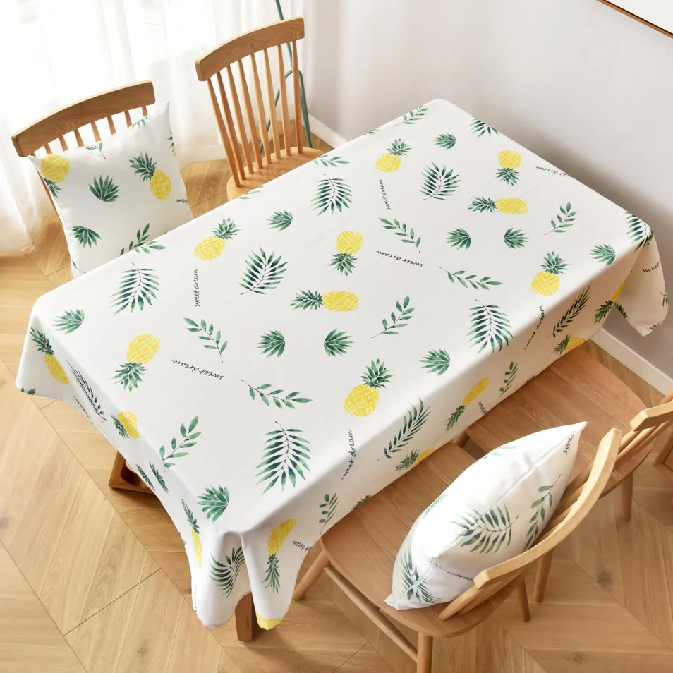 Скатерть в виде ананаса для домашнего декора домашнее водонепроницаемое