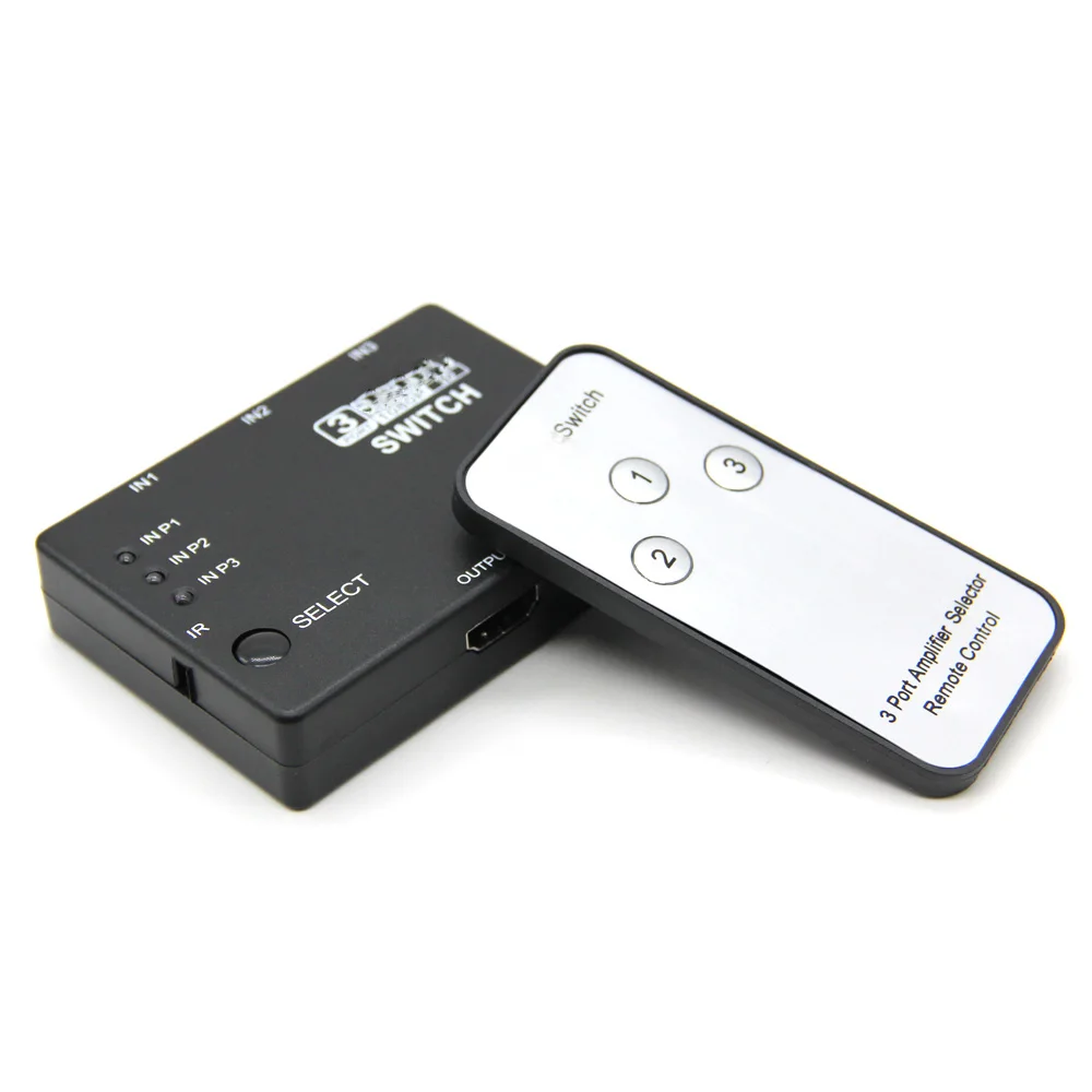 3 порта 1080P видео HDMI совместимый переключатель разветвитель порты Sup 3D для HDTV PS3