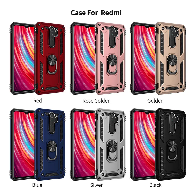 Military Grade Anti-Drop Bracket Phone Case For Xiaomi Redmi Note 7 7A 8 Pro Protective Case Back Cover For Redmi 8 7A 7 8A K20 images - 6