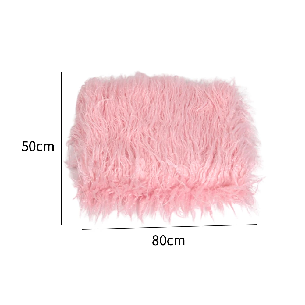 Реквизит для фотосъемки новорожденных кудрявое одеяло из искусственного меха