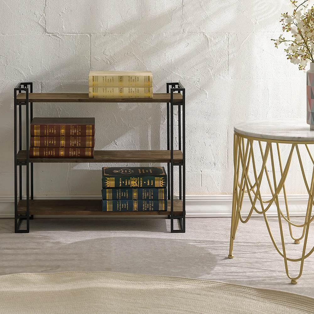 3 уровневые серый плавающие полки настенный промышленный деревянные книжные с