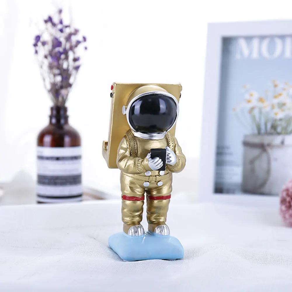 Креативный космический астронавт держатель для мобильного телефона из смолы