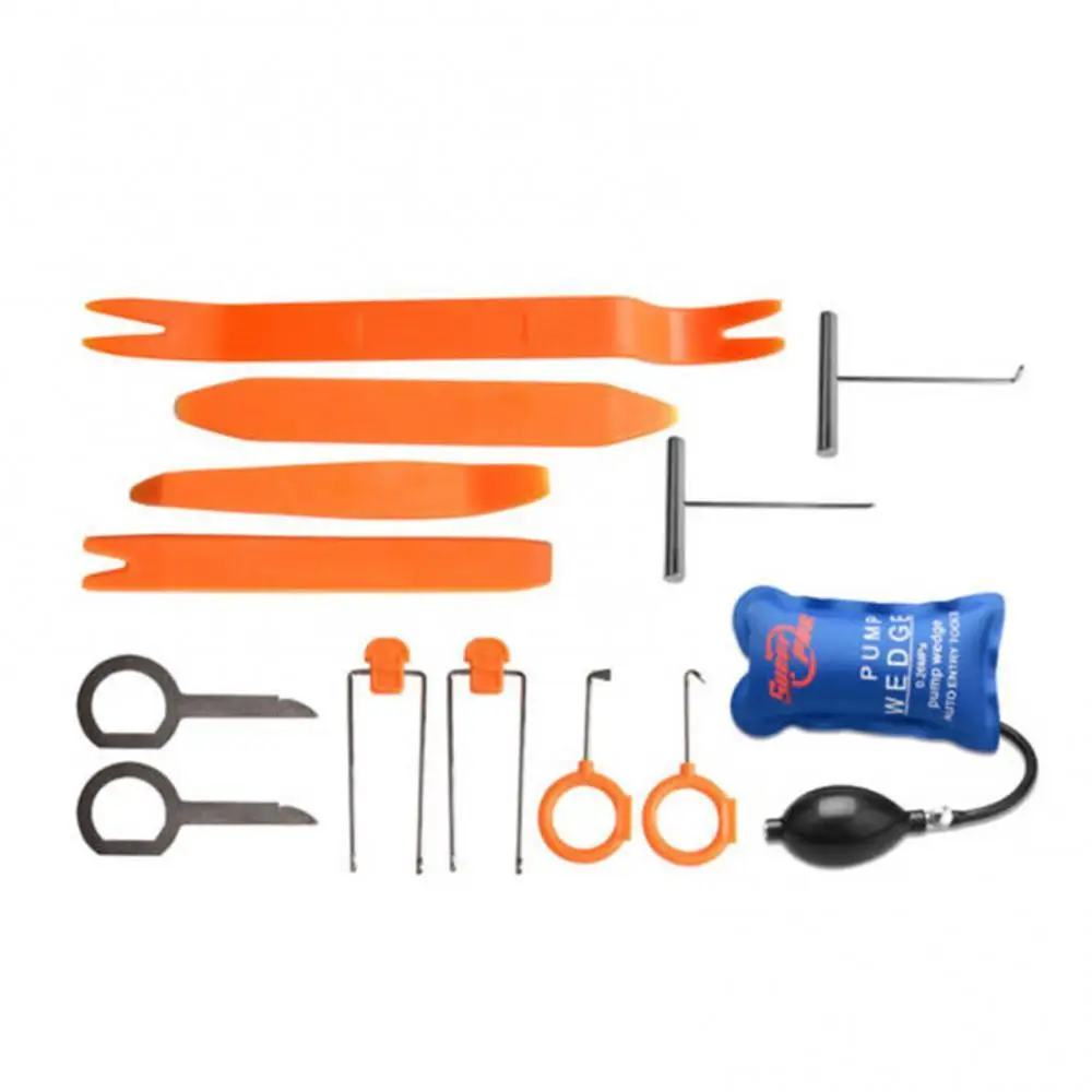 

13Pcs/Set Universal Essential Car Auto Trim Removal Tool Kit with Air Wedge