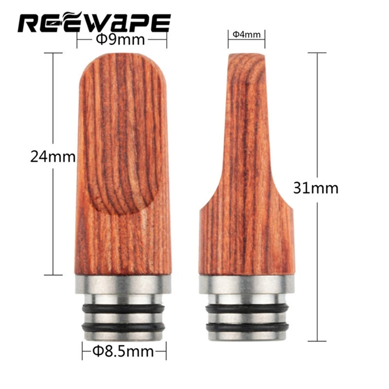

510 Drip Tip Long Wooden Mouthpiece For Electronic Cigarette Atomizer Vape Tank