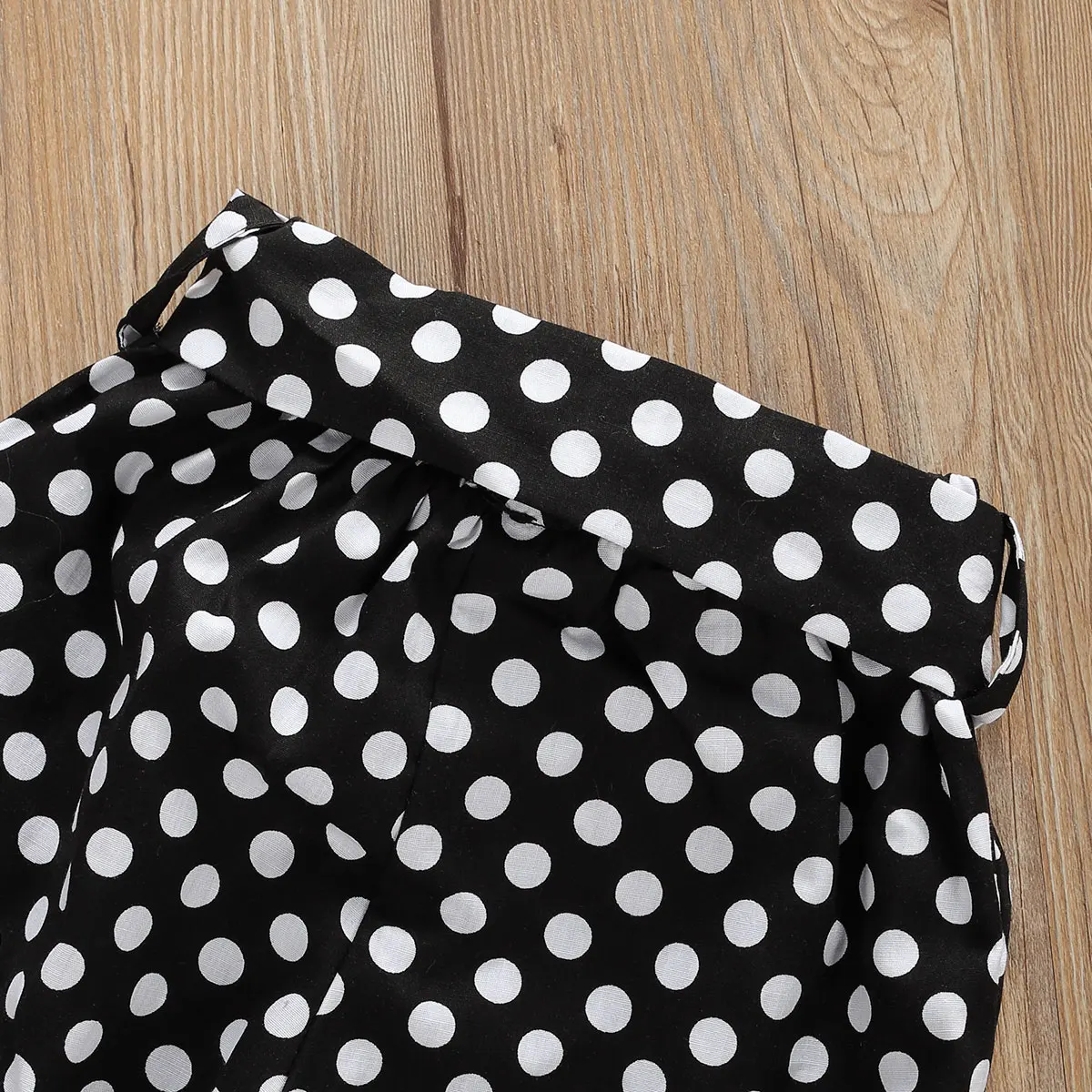 

Summer Infant Baby Girls Clothes Sets Polka Dot Bowknot Sleeveless Vest Tops + Long Pants 2pcs