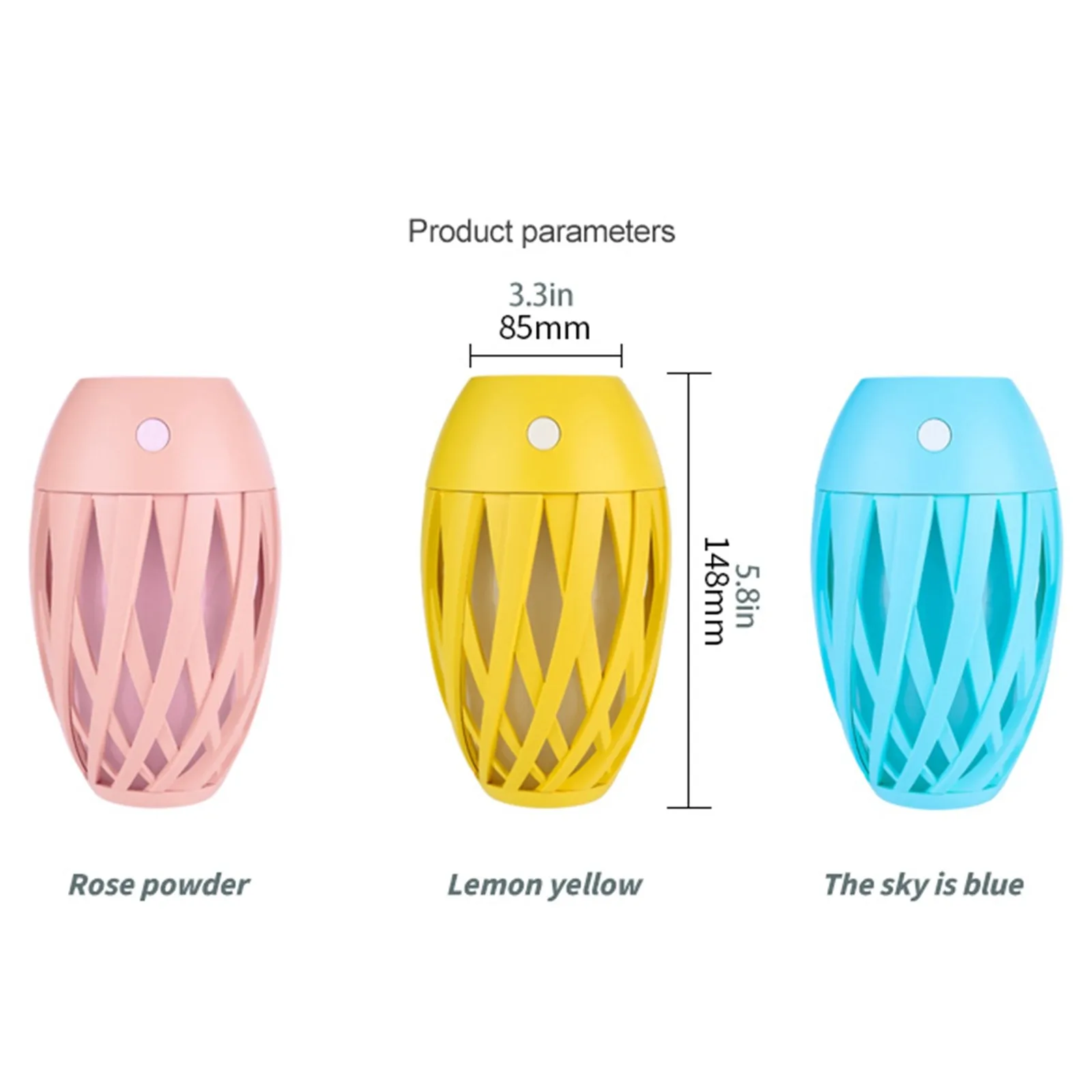 

@ Ultrasonic Air Humidifier Household Moisturizing Spray Student Dormitory Car Humidification Aromatherap with LED Night Light
