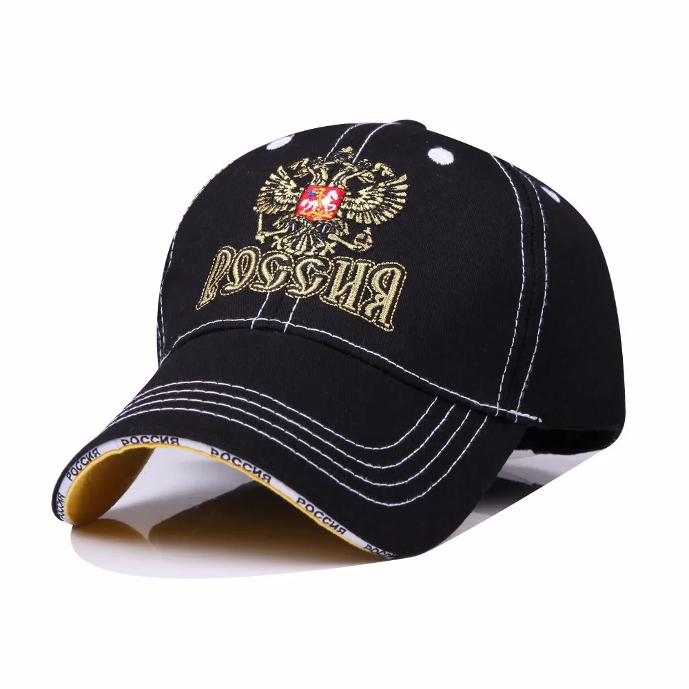 

ew Unisex Cotton Outdoor Baseball Cap Russian Emblem Embroidery Snapback Fashion Sports Hats for male & Womale Patriot Golf Cap