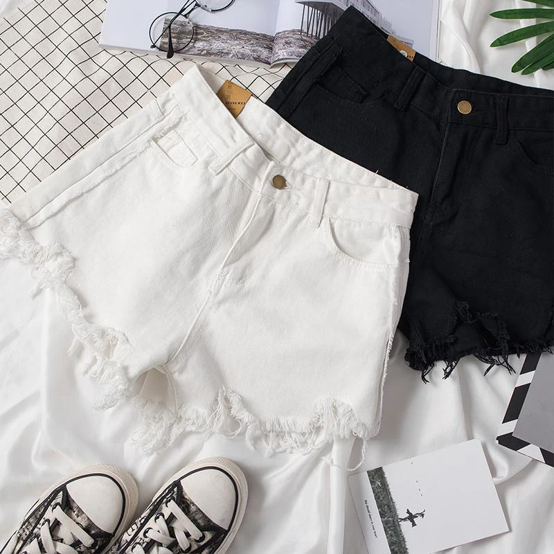 Женские винтажные джинсы S888 повседневные свободные хлопковые джинсовые шорты с