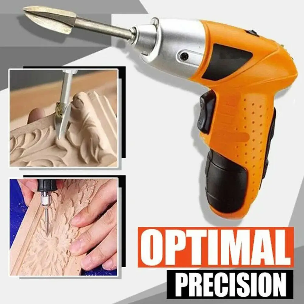 

5 Pcs/set Wood Carving Engraving Drill Bit Milling Cutter Carving Root Tools Woodworking MDJ998