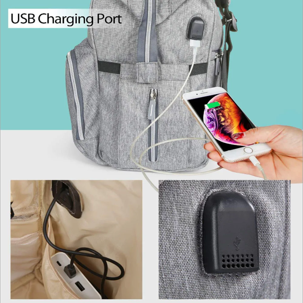 Сумка для детских подгузников большая дорожная сумка мам смены пеленок ухода за