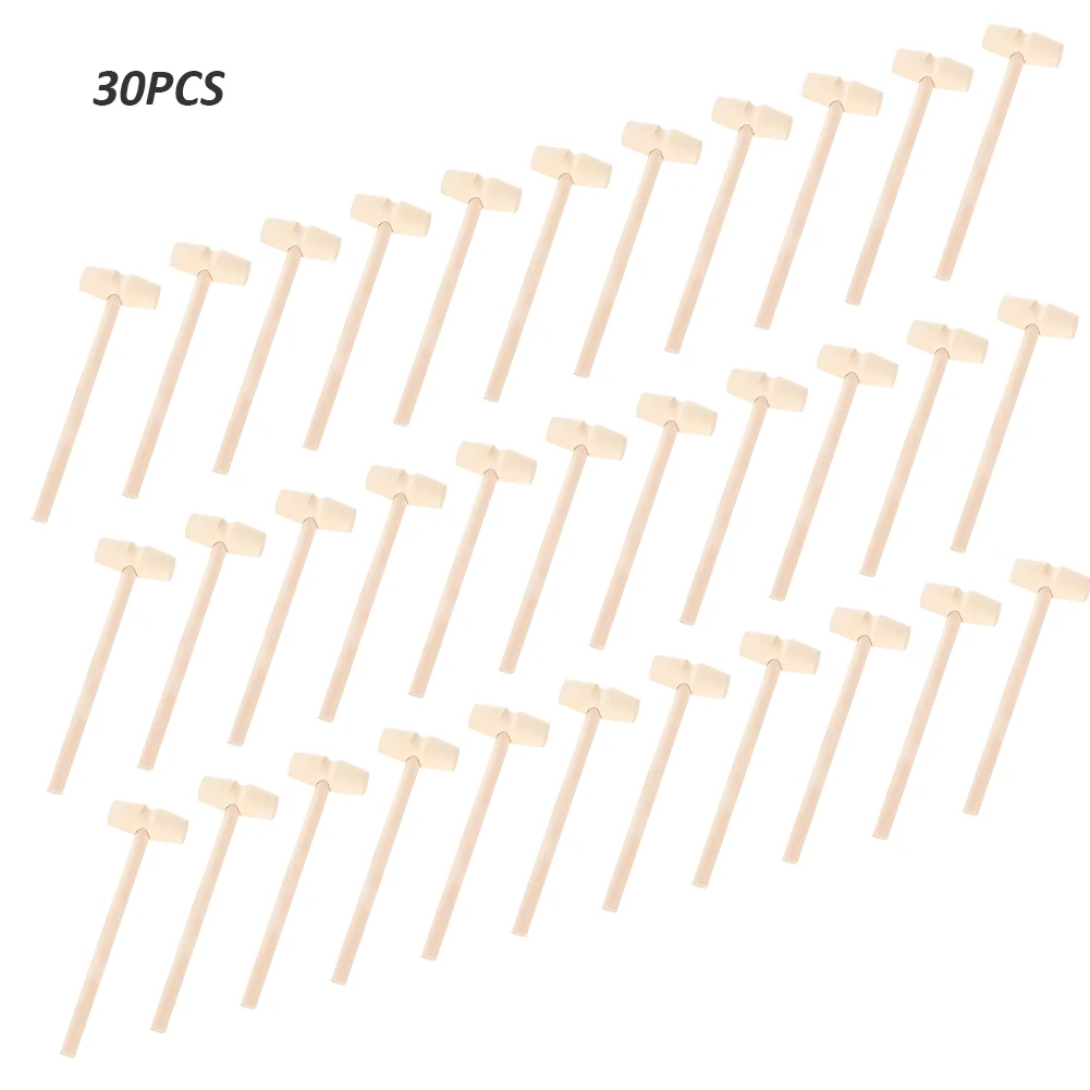 

Mini Wooden Hammer Mallet Seafood Lobster Crab Educational Toys Crafts Game Crafts Chocolate Wooden DIY Crafts Tools Home Arts