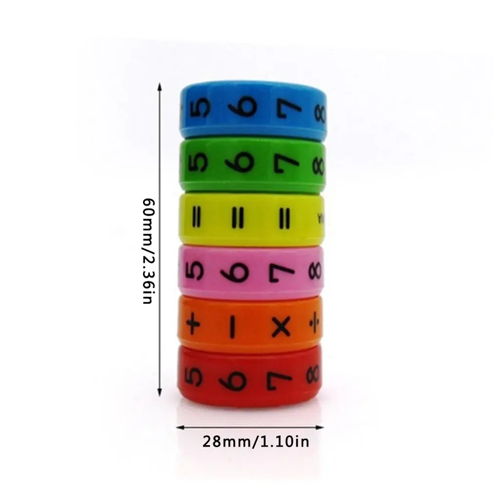 

2019 NEW Upgrade 6 Pieces Magnetic Montessori Kids Preschool Educational Toys For Children Math Numbers DIY Assembling Puzzles