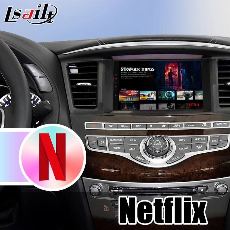 Lsailt Android 7,1 видео интерфейс gps навигационная коробка с 3g ram, 32G rom для Infiniti- QX60 QX80 QX56& Patrol