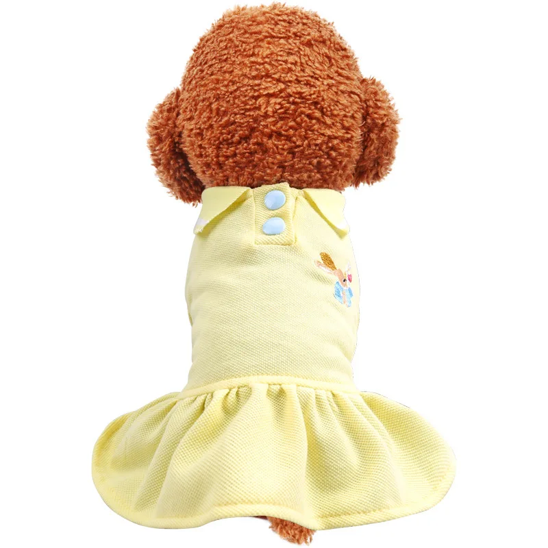 Платье с изображением собаки Повседневные футболки поло платье Сезон весна лето