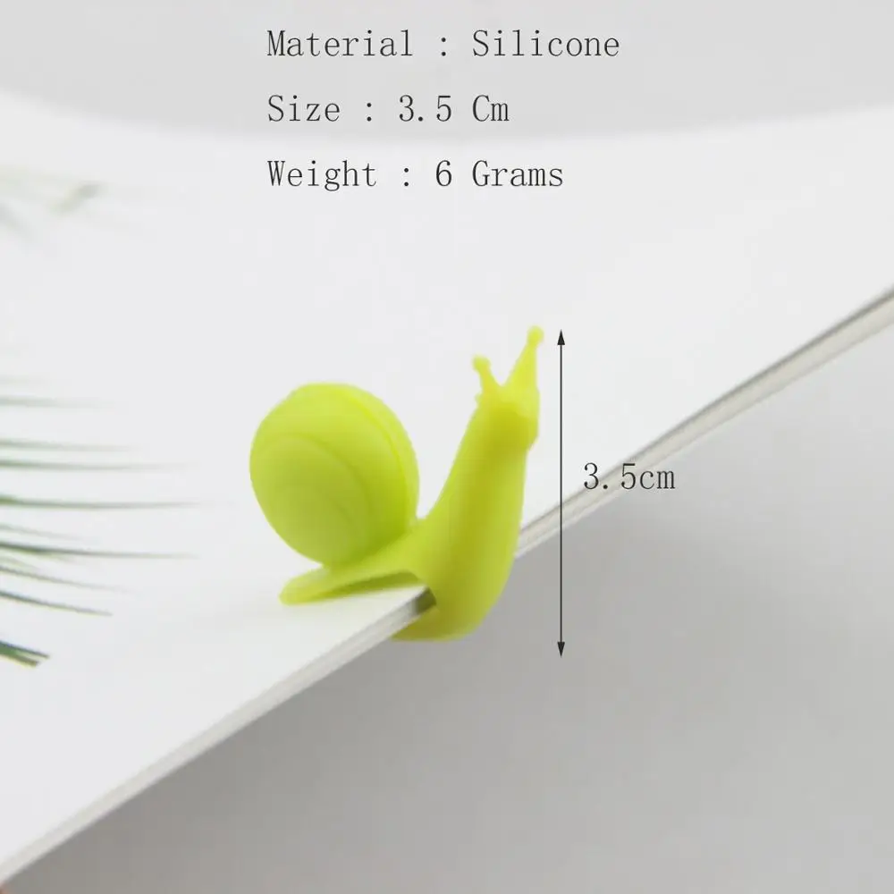 1 шт. милые зажимы в форме улитки для чайных пакетиков чашки ситечки чая вечерние