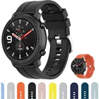 Оригинальный спортивный силиконовый ремешок для Xiaomi Huami Amazfit GTR 47 мм ремешок для Bip Lite Gear Watch браслет S3 резиновый ремешок для часов