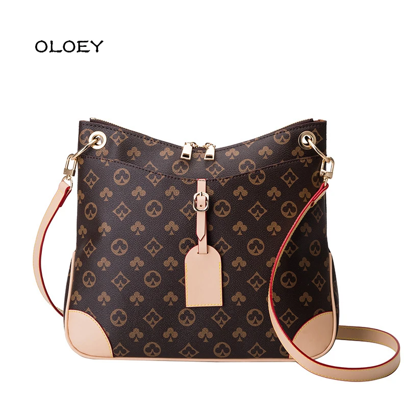 

Bag for Women 2021 Bucket Bag Luxury Print Design Women Handbags High Quality Soft Leather Women Shoulder Bags Travel Bags
