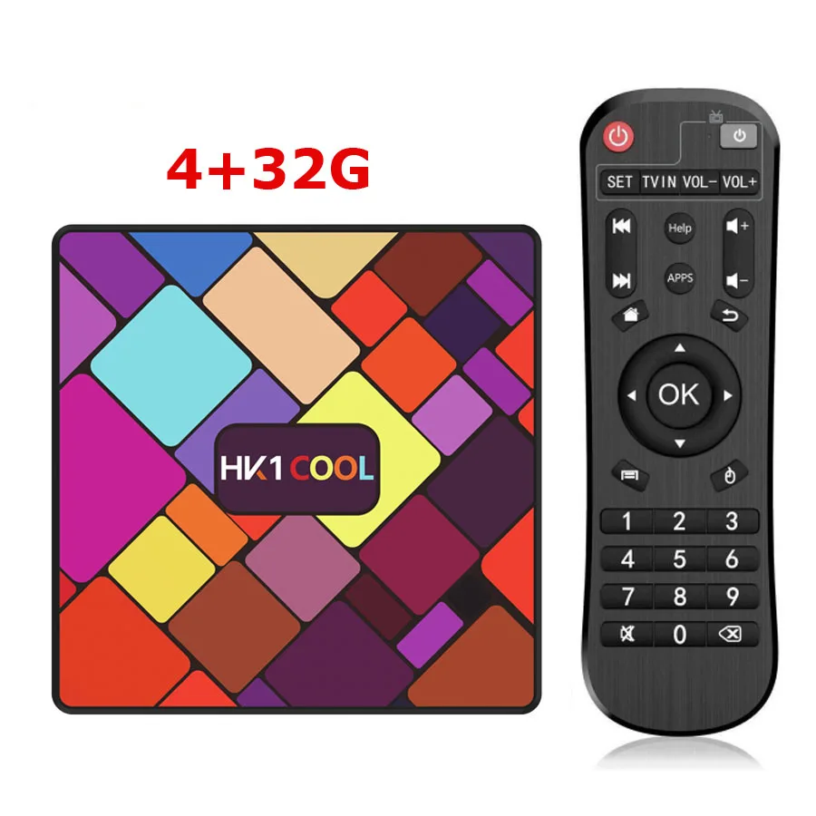 4G32G Android 9,0 HK1COOL tv BOX 2,4G/5G двойной WiFi BT4.0 Rockchip RK3318 HK1 классный H.265 Youtube 4K 1080P медиаплеер pk HK1 MAX - Цвет: 4G32G