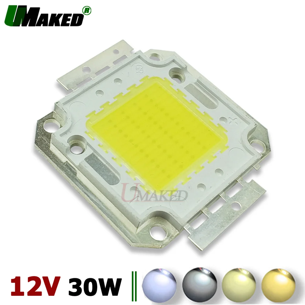 1/5/10 шт. светодиодный светодиодные чипы высокой мощности 30 Вт фонарь со