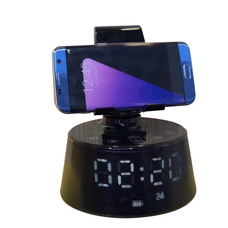 V02 bluetooth динамик 10 Вт 4400 мАч Многофункциональный Будильник беспроводной