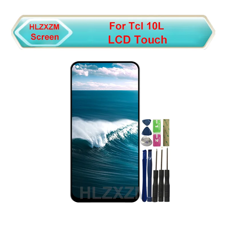 Original New For Tcl 10L T770H T770B 10 Lite LCD Display With Touch Screen Digitizer Assembly Replacement For TCL PLEX T780H enlarge